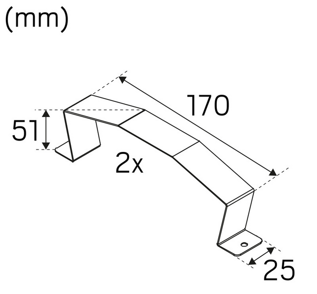 Mekaaninen Lisätarvike Hide-a-lite Suojakannatin Liteline IP44