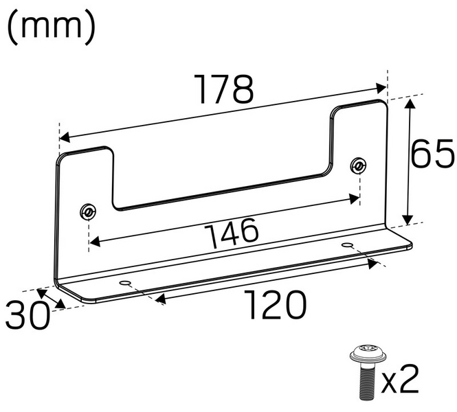 Mekaaninen Lisätarvike Hide-a-lite Mirro Socket Kaappikiinnike IP44