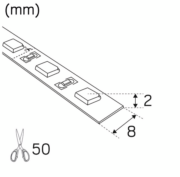 Led-nauha Hide-a-lite Ledstrip Rx Hdi IP20 24v 4000K 5m