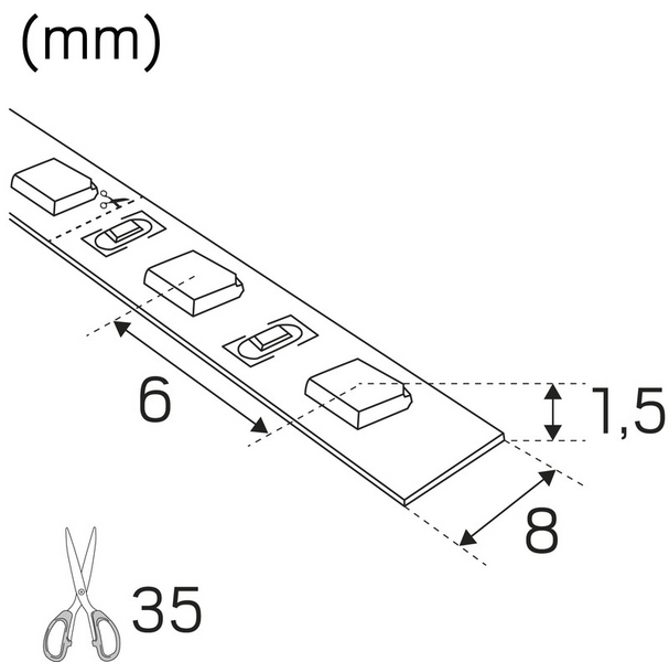 Valoprofiili/-nauha Hide-a-lite Ledstrip RX HD IP20 24V 4000K 5m