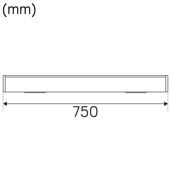 Valoprofiili/-nauha Hide-a-lite Led Extend G2 75 Tune himmennettävä valkoinen