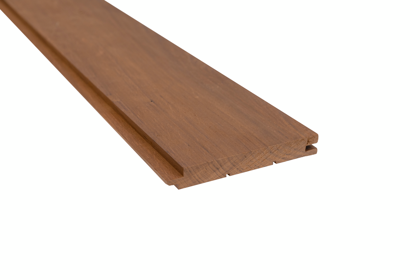 Saunapaneeli Thermory 15x120x2700 STS4 tumma lämpökäsitelty leppä