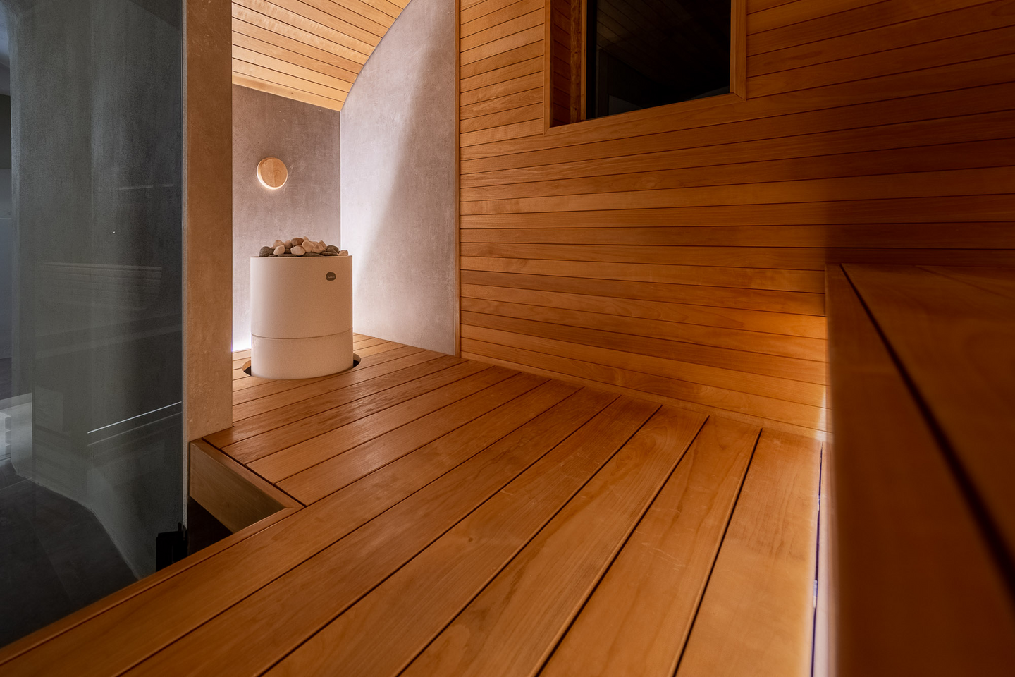 Saunapaneeli Thermory 15x68x2400 STS4 lämpökäsitelty haapa