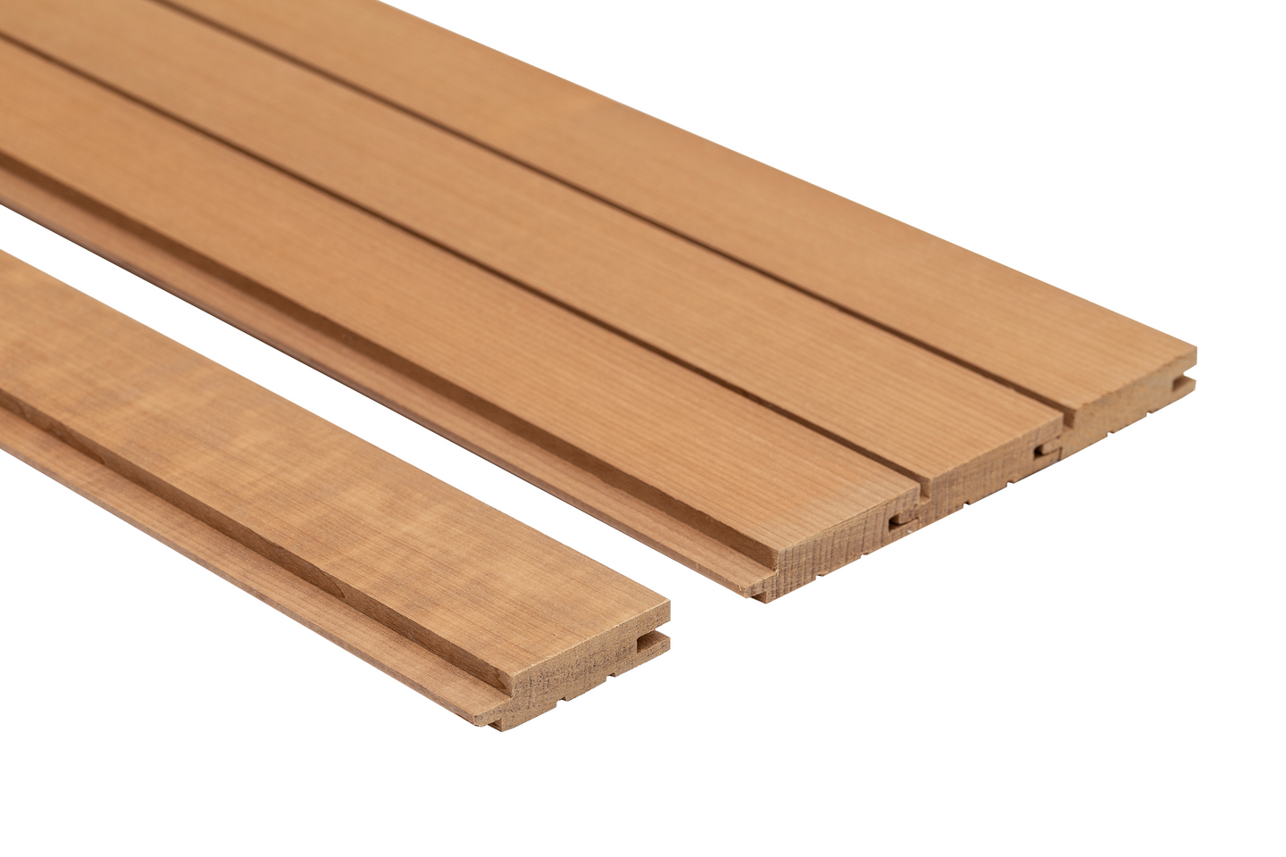 Saunapaneeli Thermory 15x68x2400 STS4 lämpökäsitelty haapa