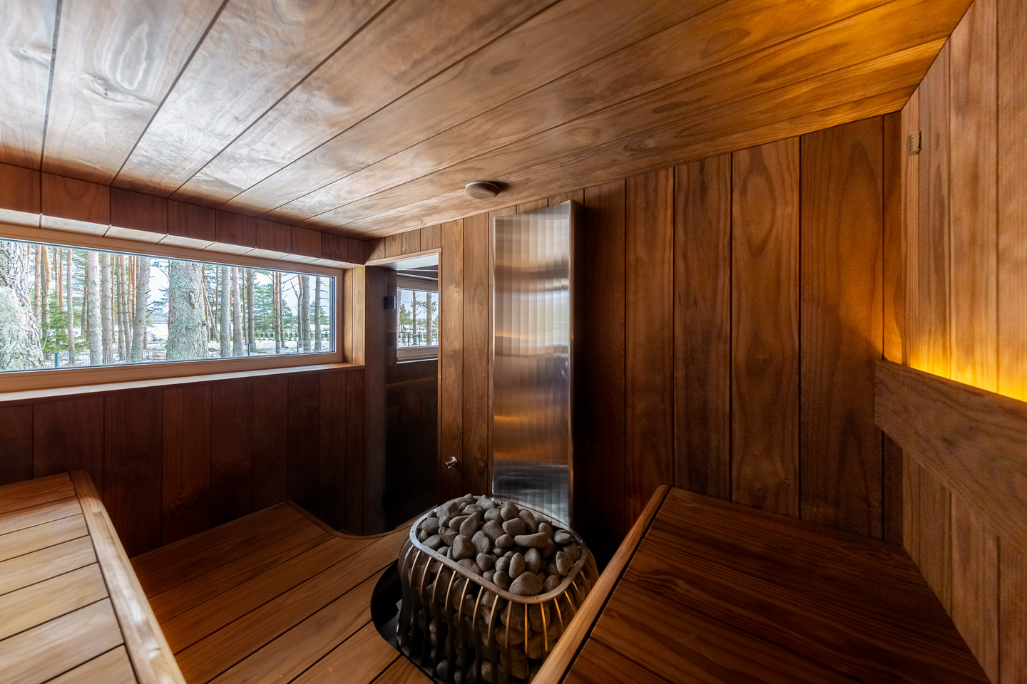 Saunapaneeli Thermory 19x185x2400 STS4 lämpökäsitelty radiatamänty