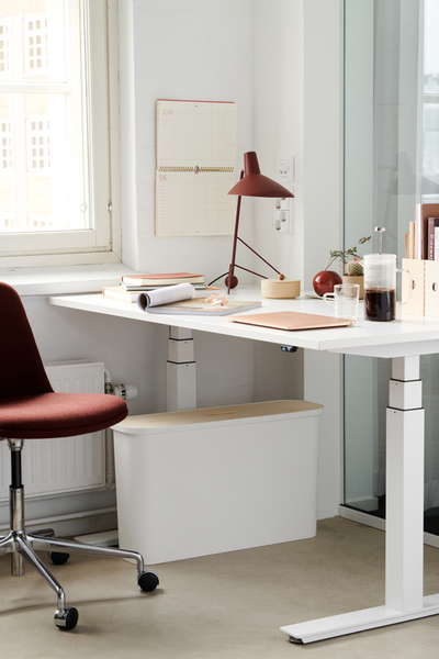 Setti SmartStore™ Collect Slim 46 l valkoinen