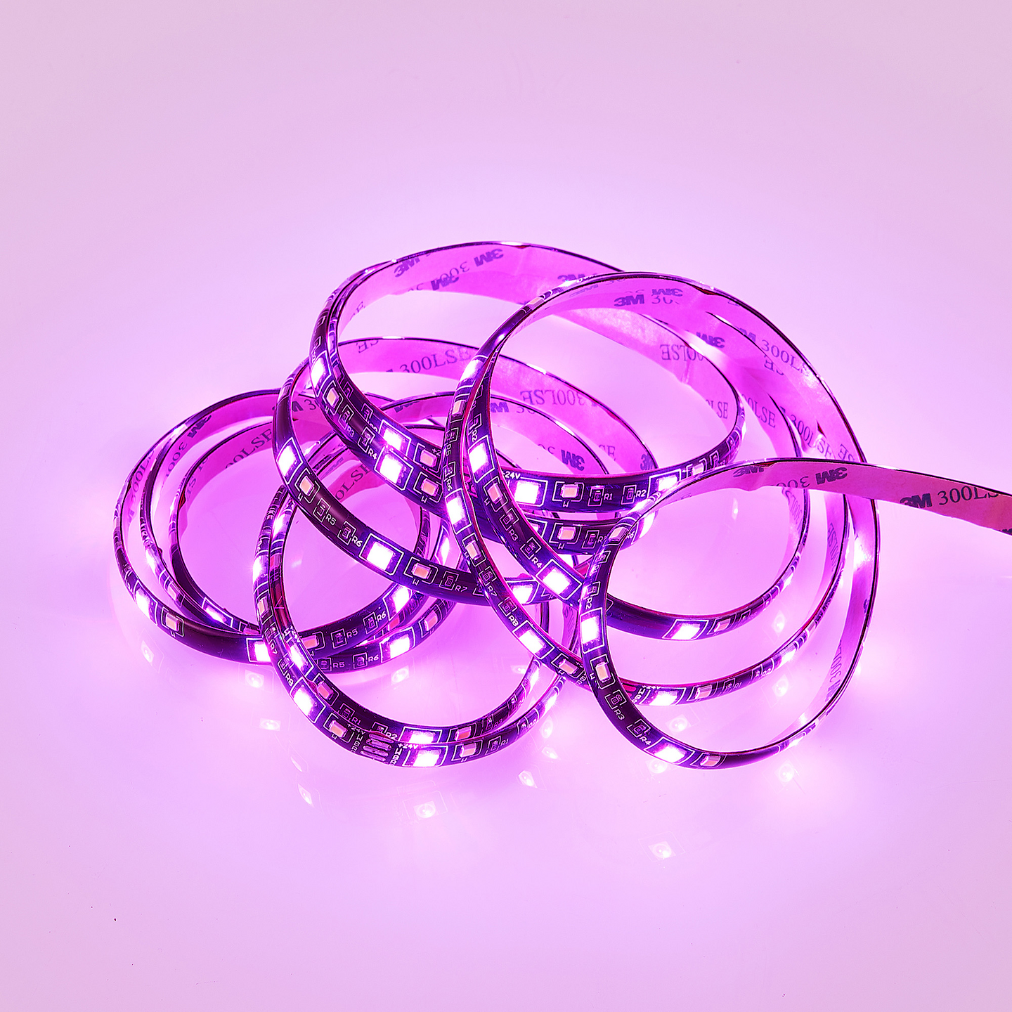 Led-nauha TRIO Rush 10,5W 3m RGB musta