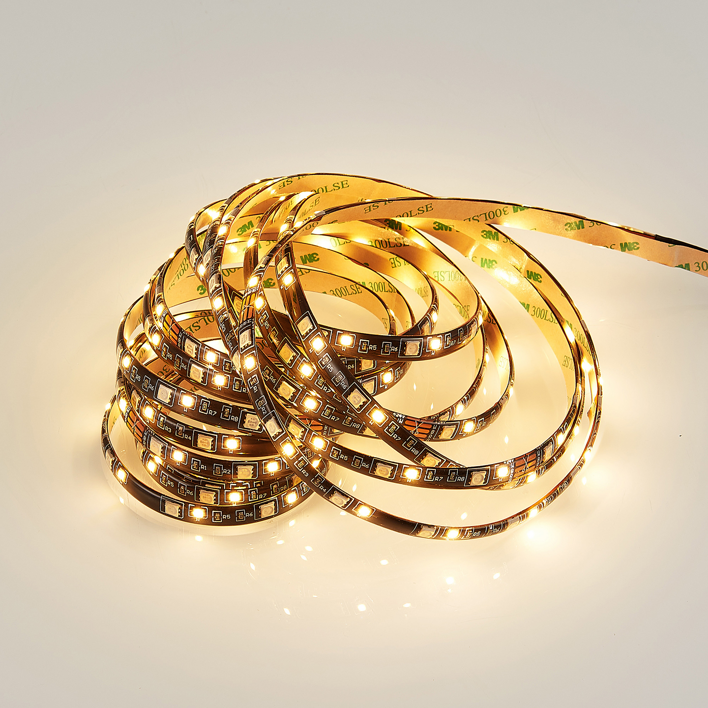 Led-nauha TRIO Rush 10,5W 5m RGB musta