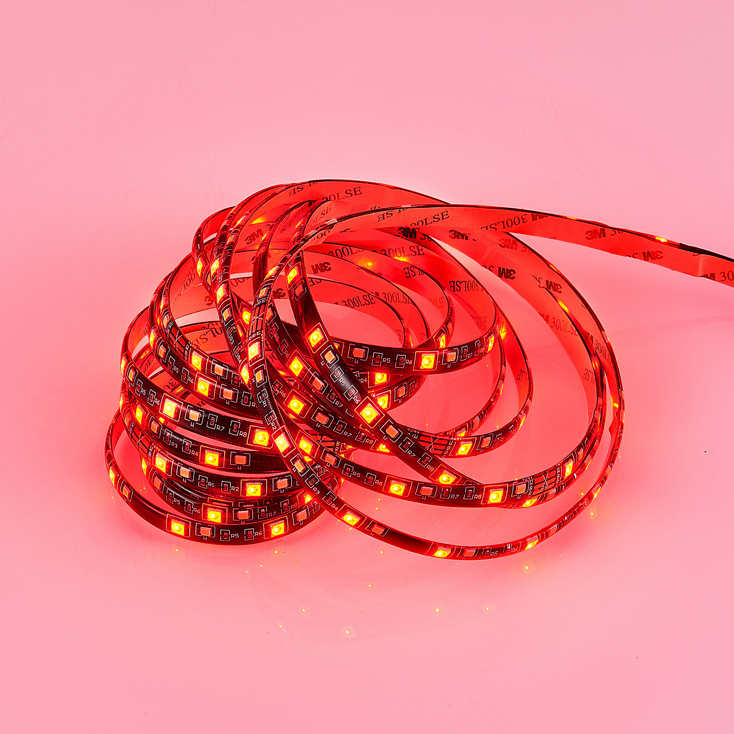 Led-nauha TRIO Rush 10,5W 5m RGB musta