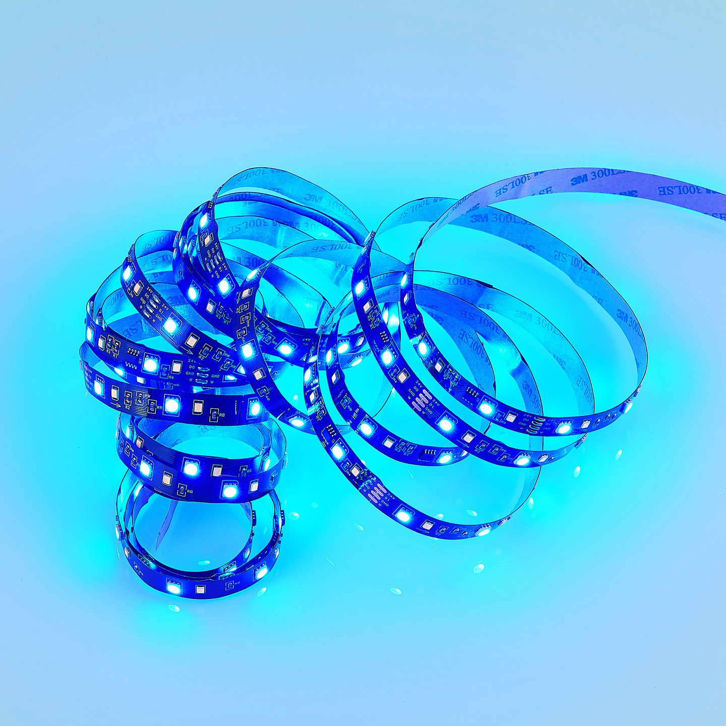 Led-nauha TRIO Racer 10W 5m RGB musta