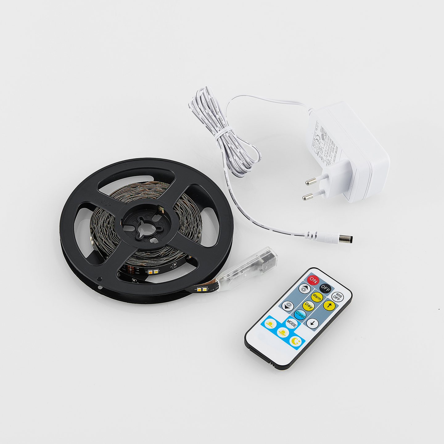 Led-nauha TRIO Chip 17,5W 5m musta