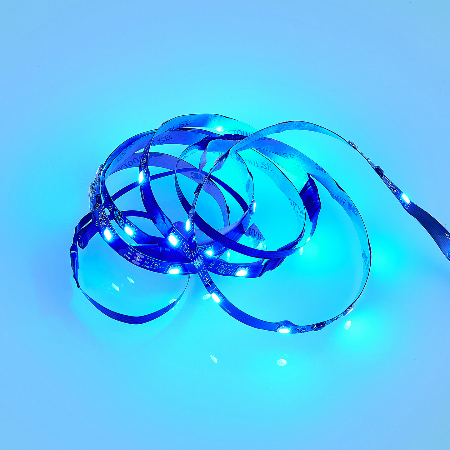 Led-nauha TRIO Screen 2,5W 1,2m RGB musta