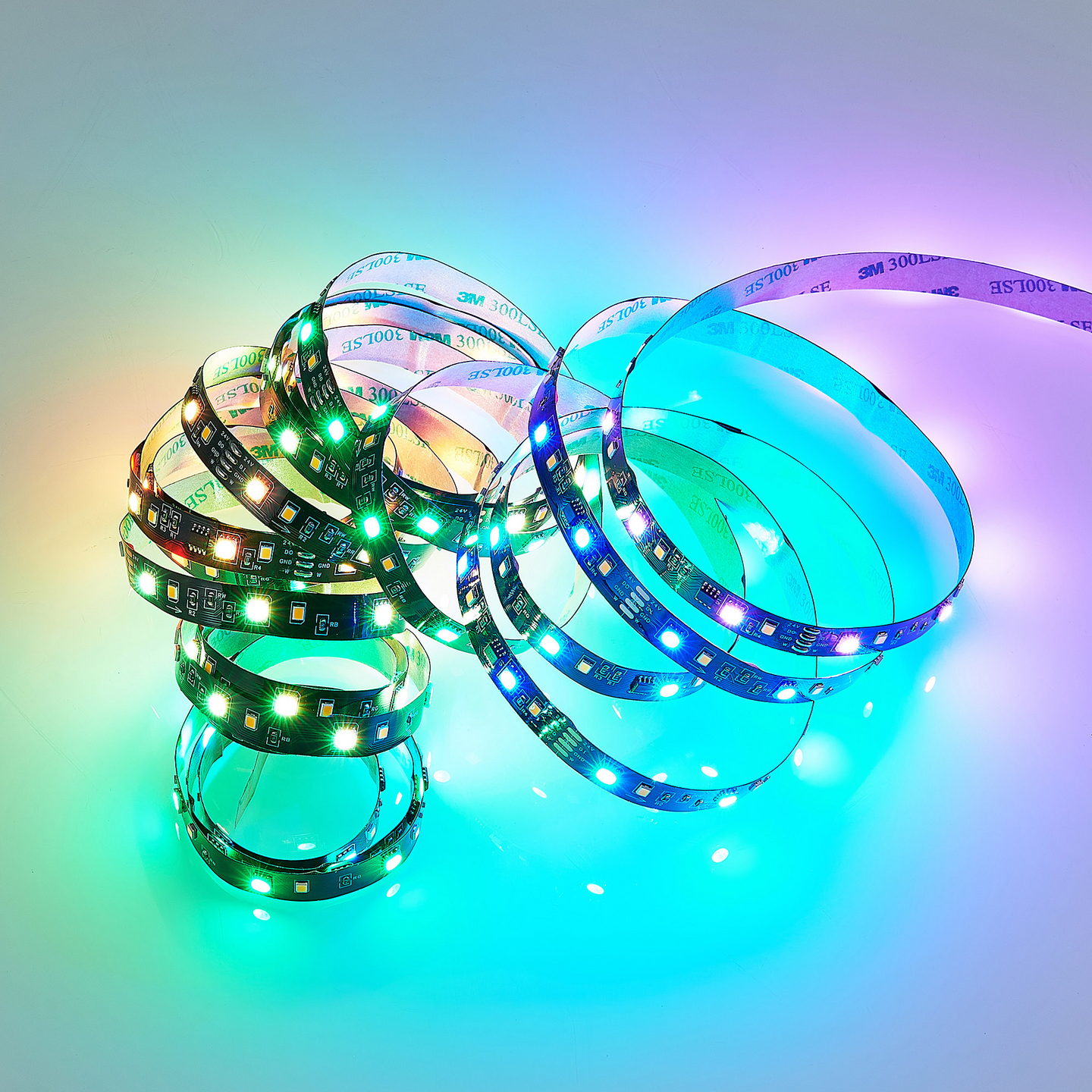 Led-nauha TRIO Racer 10W 5m RGB musta