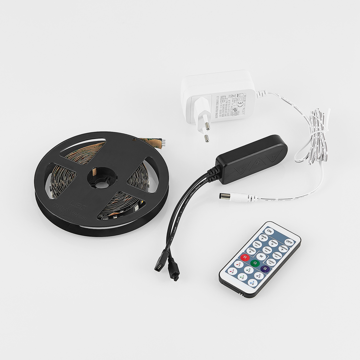 Led-nauha TRIO Racer 10W 5m RGB musta