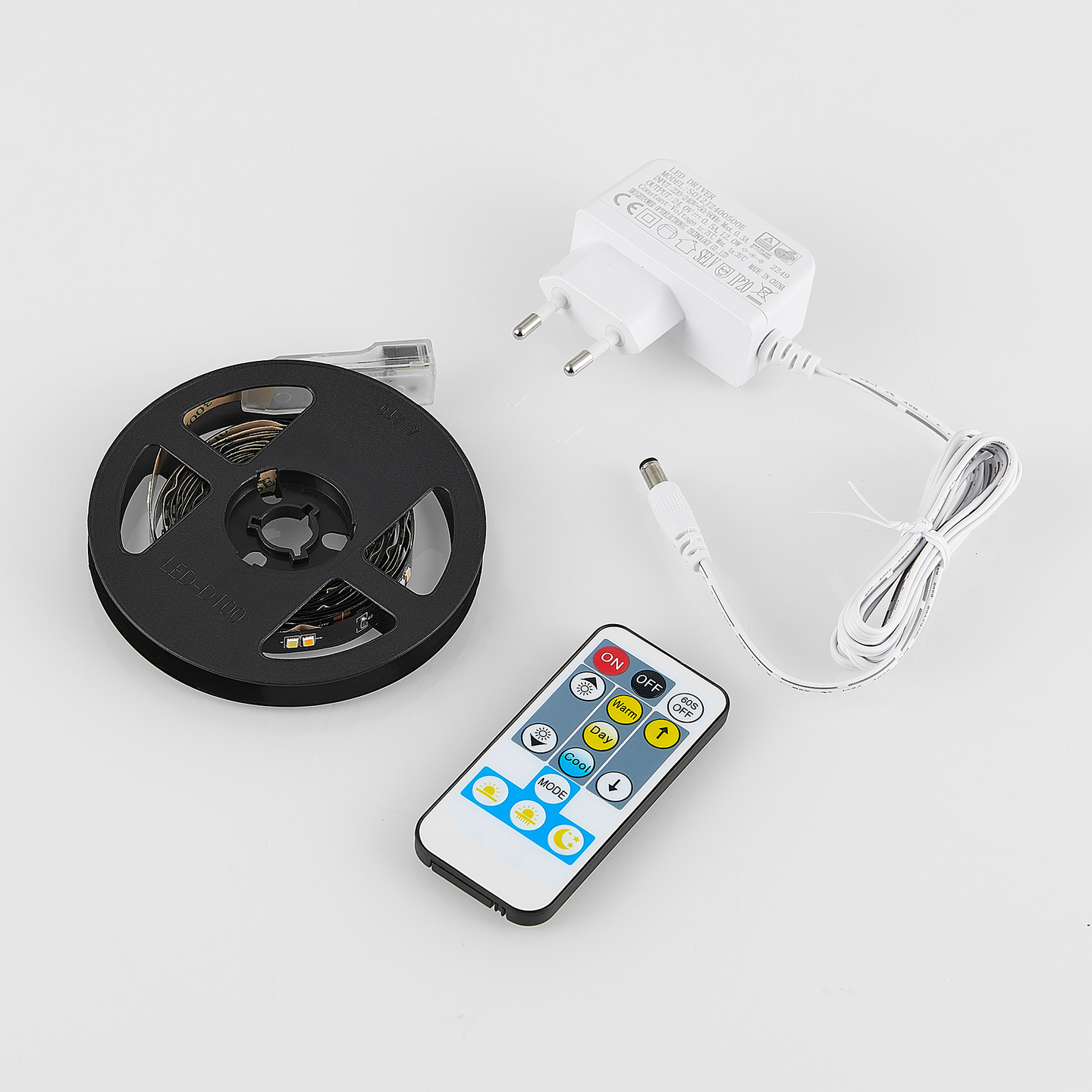 Led-nauha TRIO Chip 10,5W 3m musta