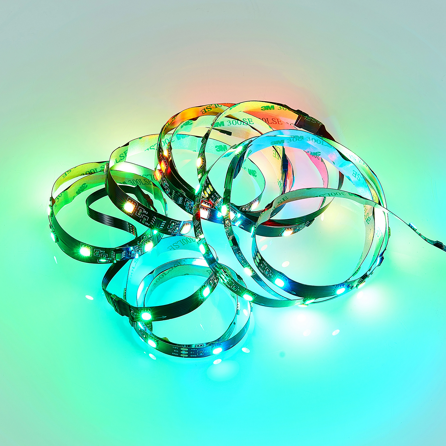 Led-nauha TRIO Screen 6,5W 3m RGB musta