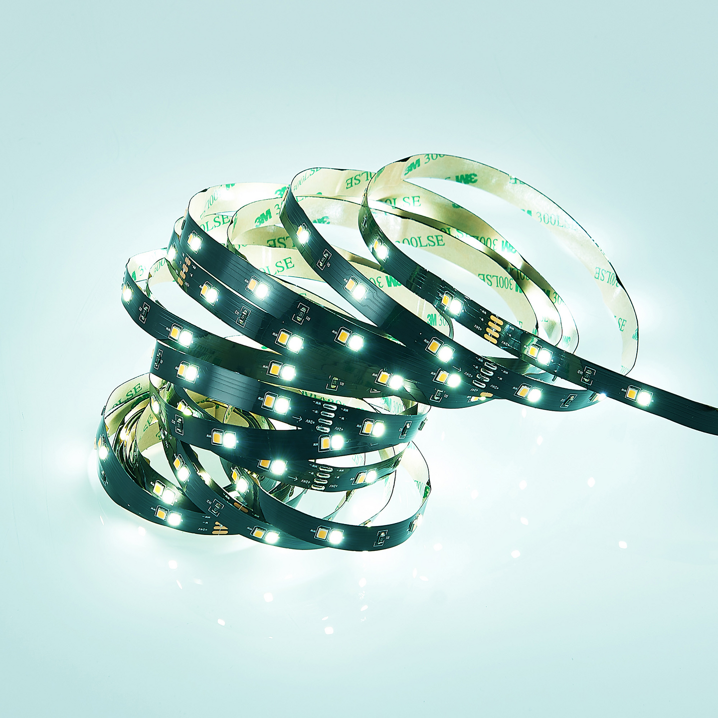 Led-nauha TRIO Chip 17,5W 5m musta