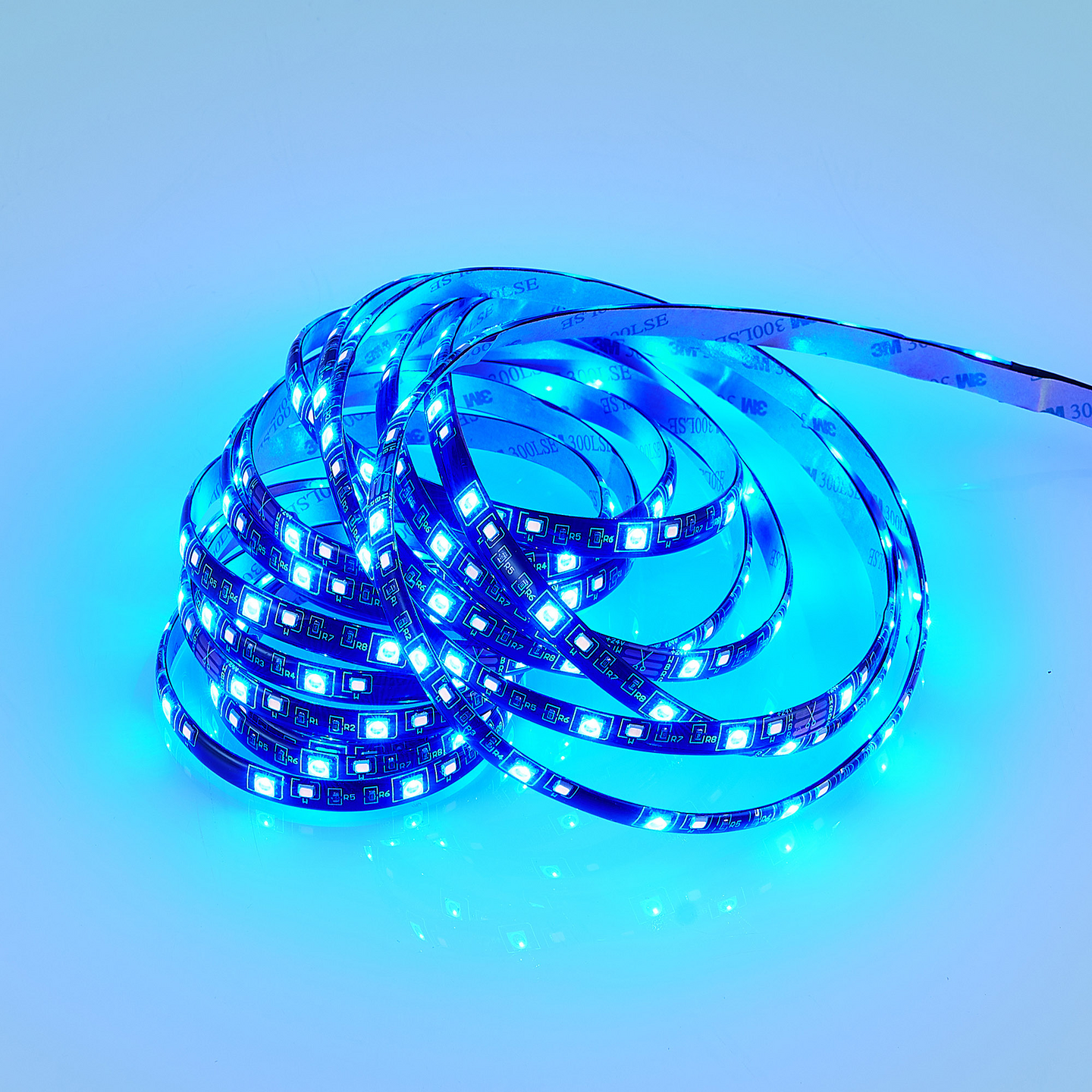 Led-nauha TRIO Rush 10,5W 5m RGB musta