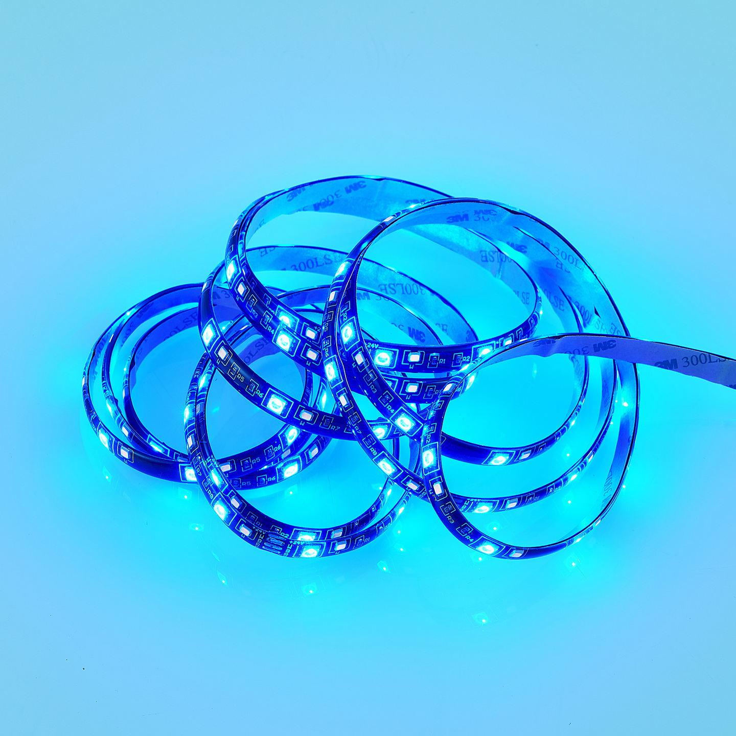 Led-nauha TRIO Rush 10,5W 3m RGB musta