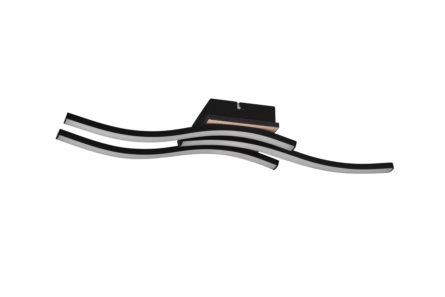 Kattovalaisin TRIO Route led 500lm 3-osainen mattamusta/puu