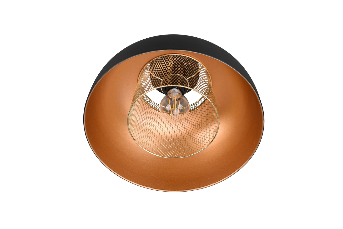 Kattovalaisin TRIO Punch E27 mattamusta