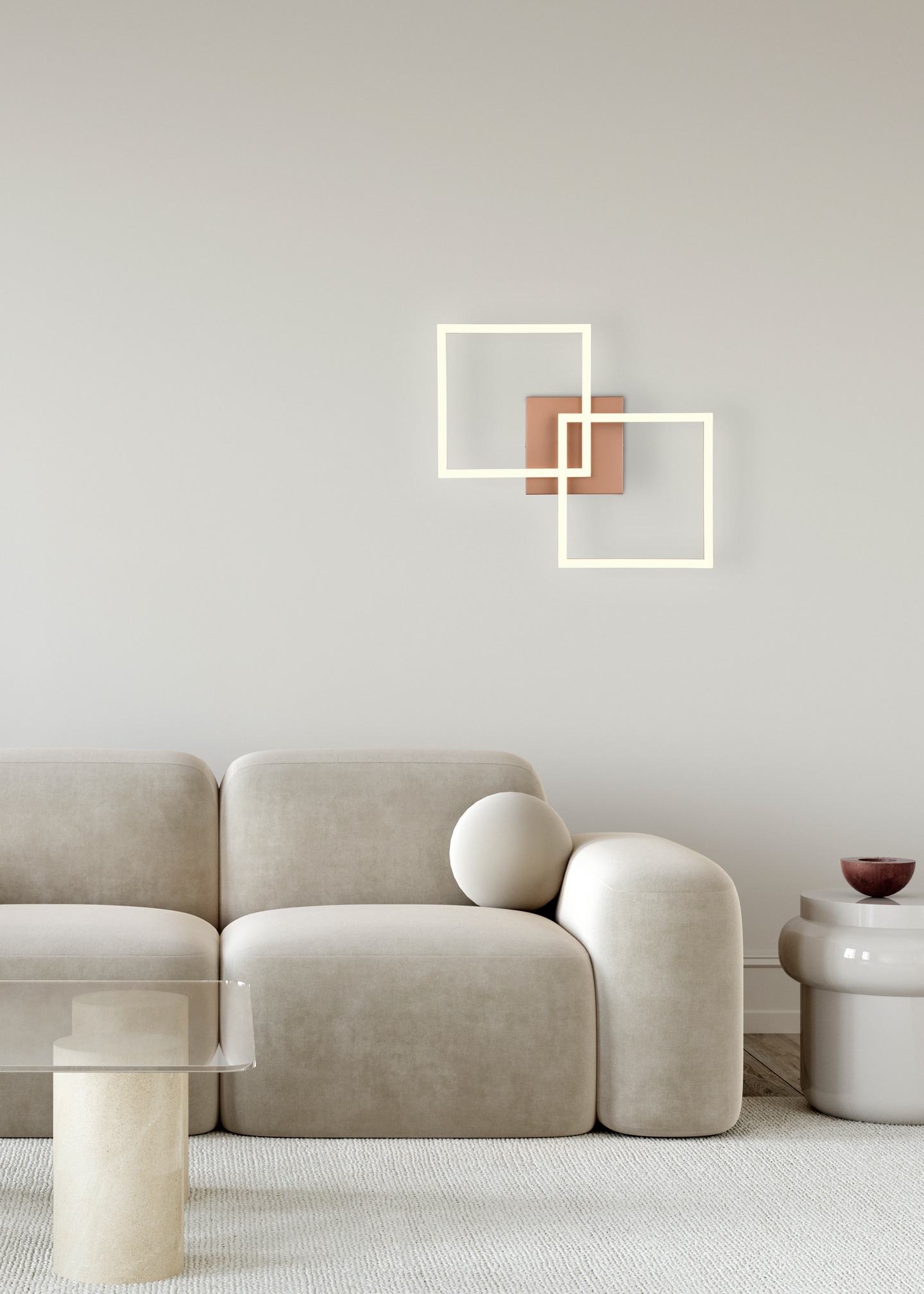 Kattovalaisin TRIO Trail led 2250lm 2-osainen kahvinruskea