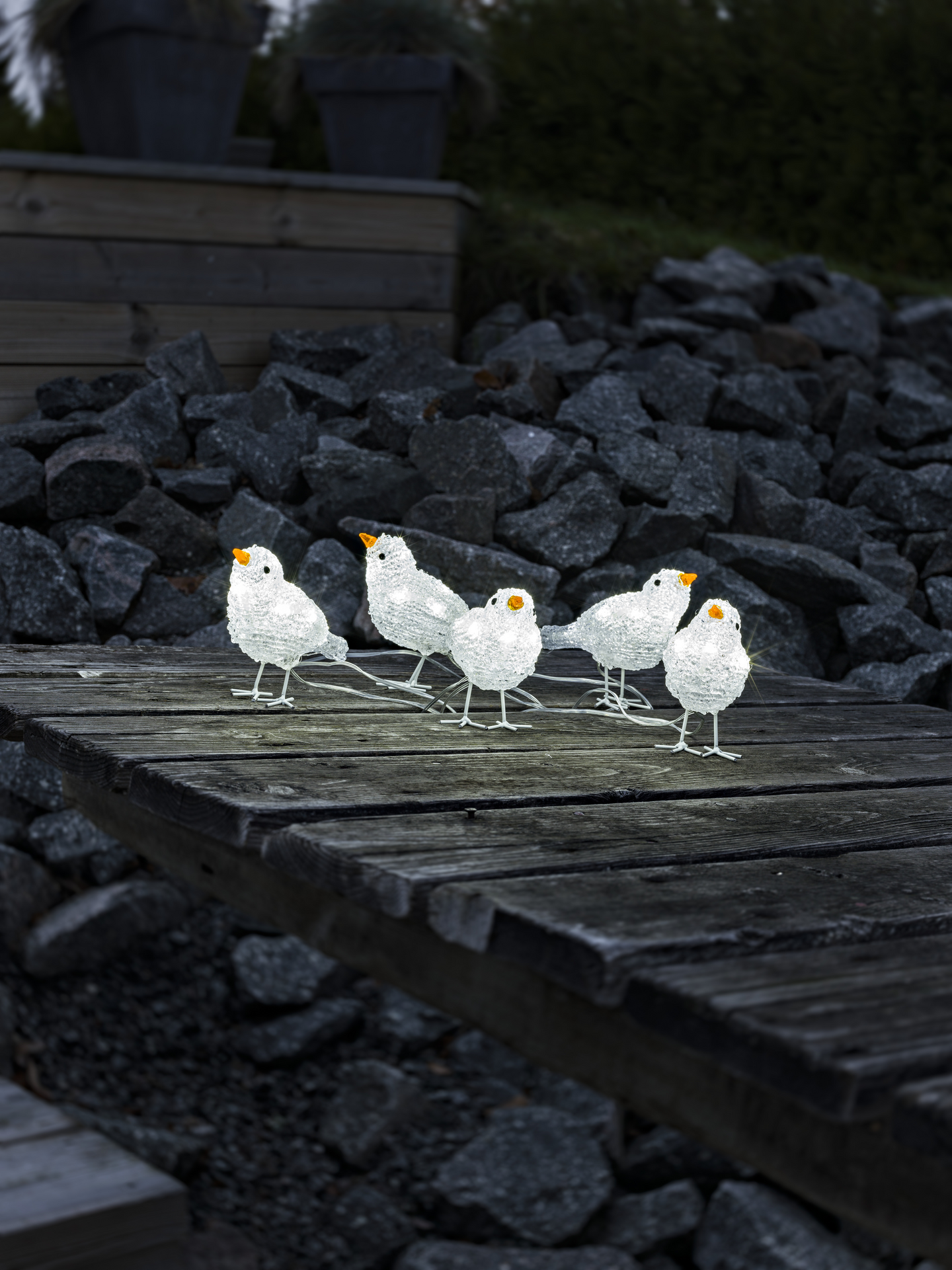 Ulkokoriste Konstsmide pikkulinnut 6144-203