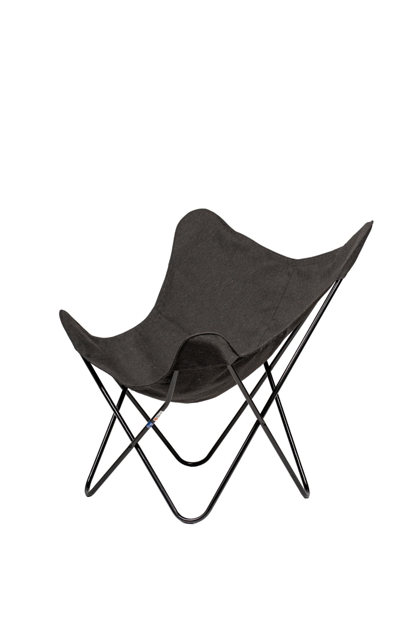 Kangaspäällinen lepakkotuoliin Varax musta