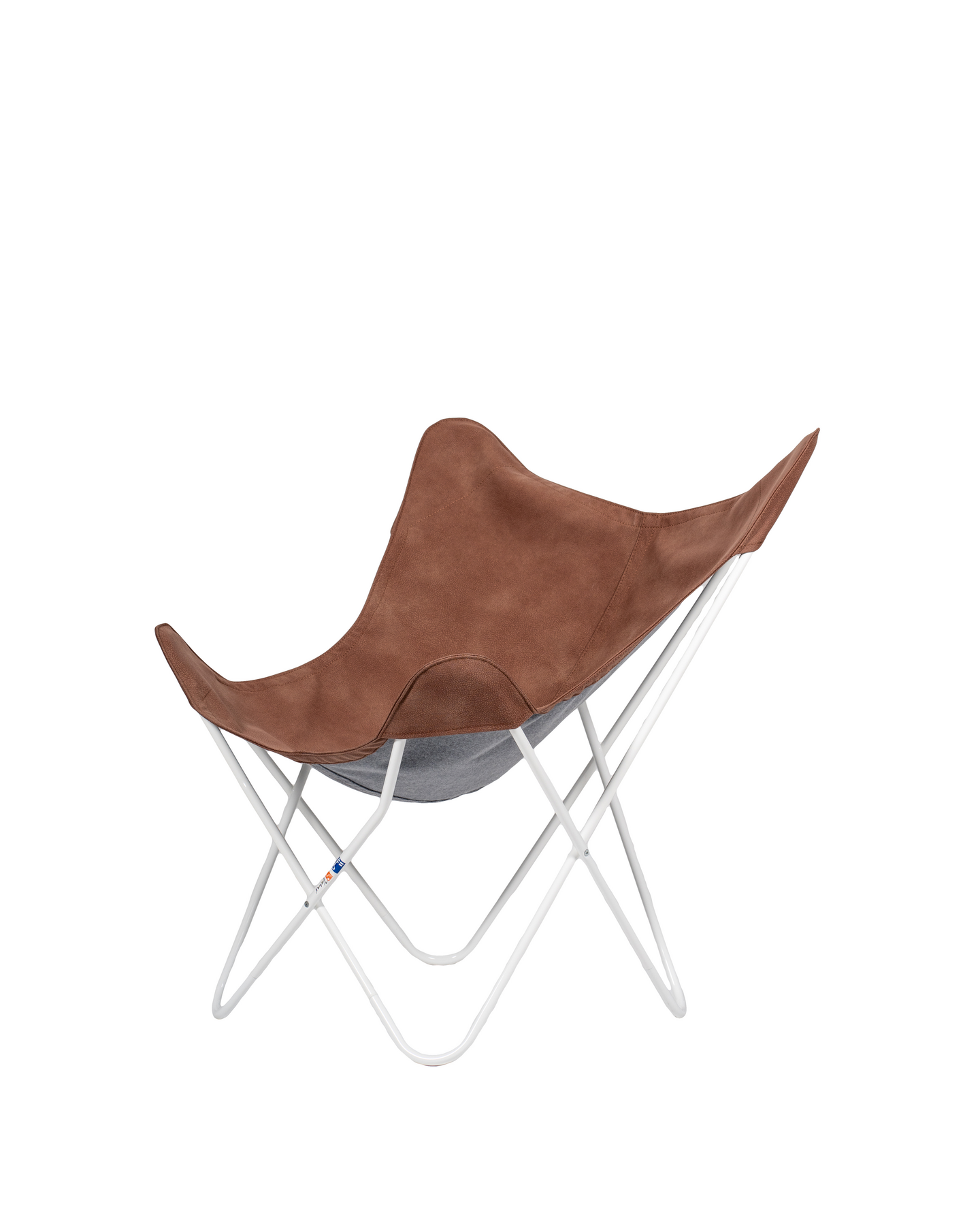 Keinonahkapäällinen lepakkotuoliin Varax ruskea