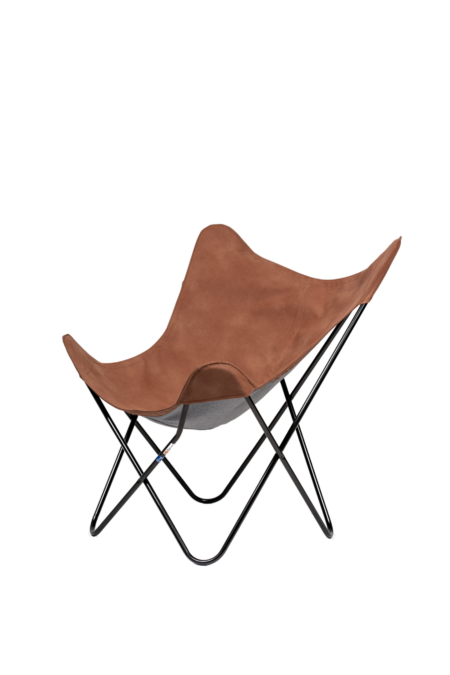 Keinonahkapäällinen lepakkotuoliin Varax ruskea