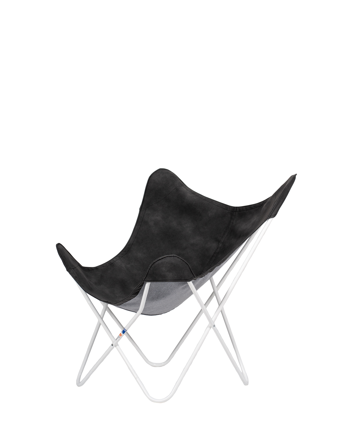 Keinonahkapäällinen lepakkotuoliin Varax musta