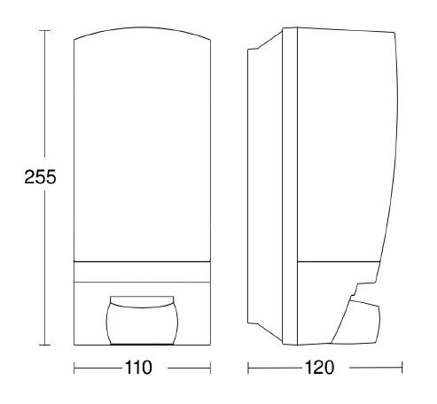 Tunnistinvalaisin STEINEL L1 iskunkestävä IP44 musta