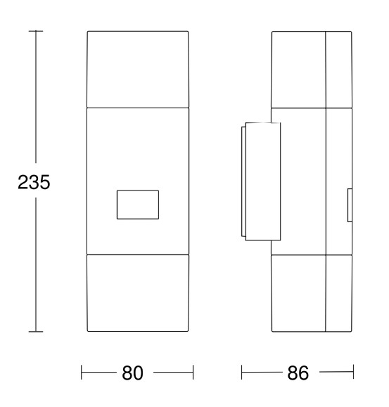 Ulkoseinävalaisin STEINEL L910 antrasiitti ylös/alas led PIR