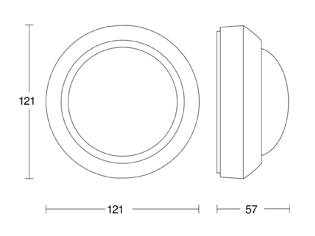 Liiketunnistin STEINEL 2360-3 IP54 12m 360 astetta valkoinen