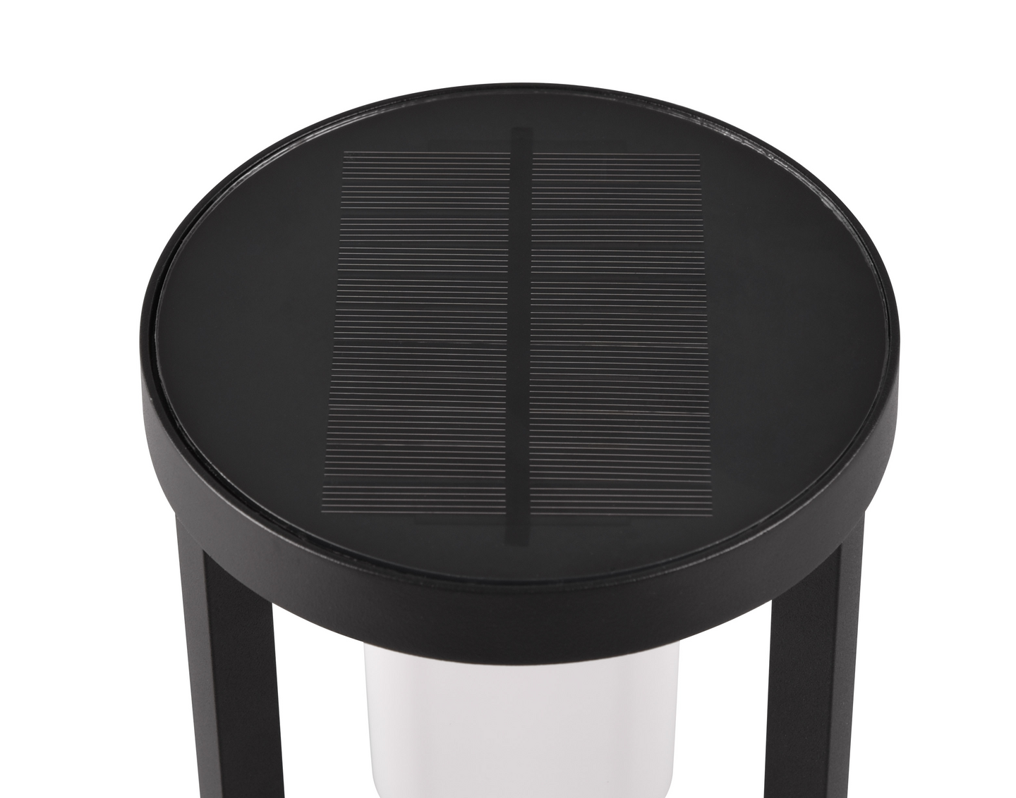 Aurinkokennopylväsvalaisin TRIO Carmo led 25cm IP54 liiketunnistin mattamusta