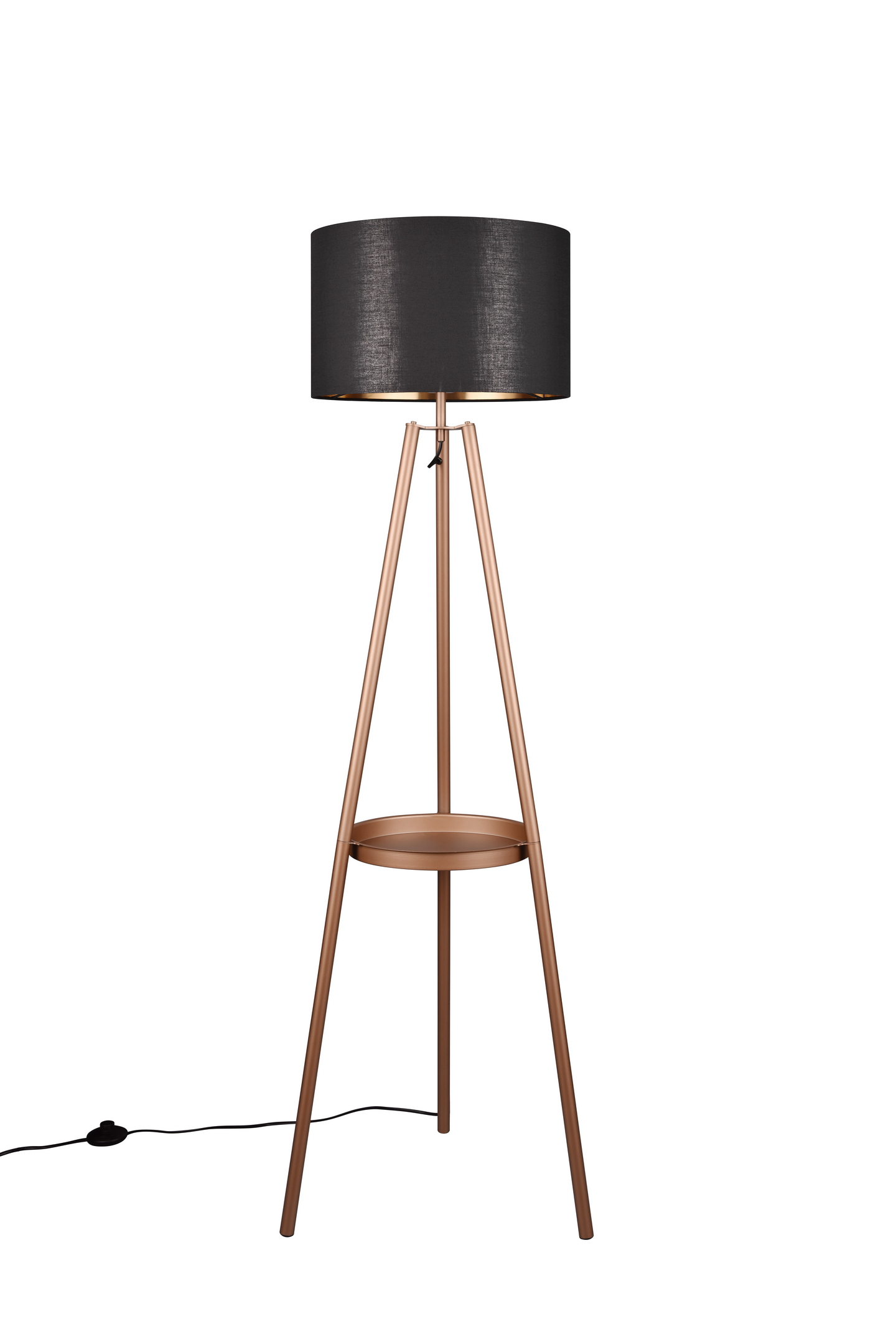 Lattiavalaisin TRIO Colette E27 kahvinruskea