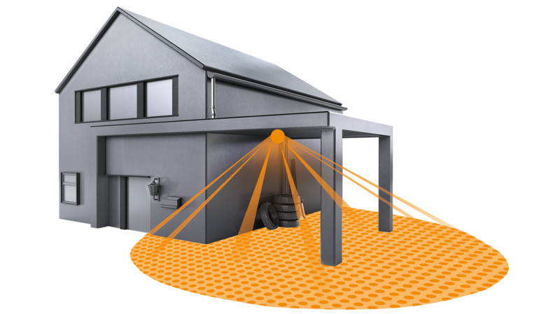 Liiketunnistin STEINEL 2360-3 IP54 12m 360 astetta valkoinen
