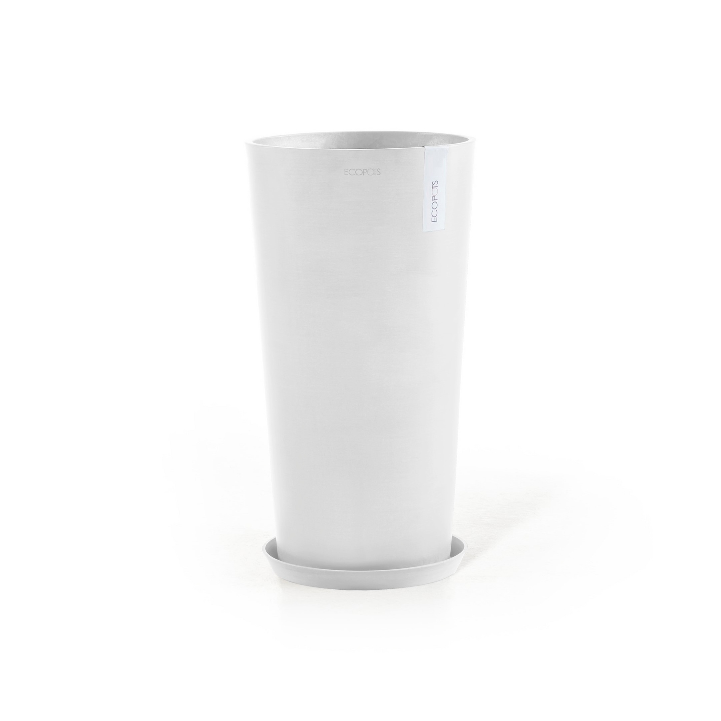 Ruukku Ecopots Amsterdam keskikorkea 66cm valkoinen