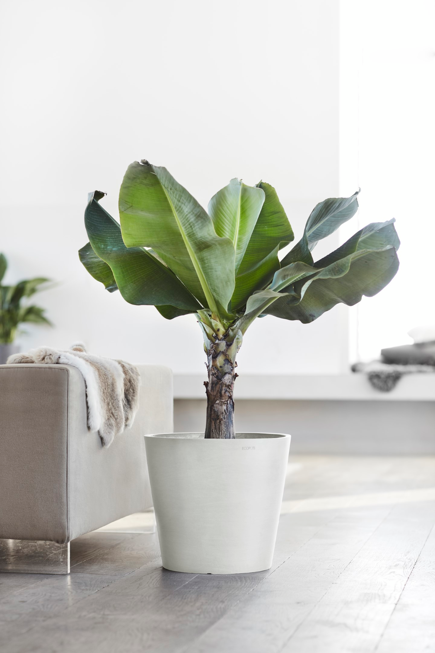 Ruukku Ecopots Amsterdam 40cm valkoinen