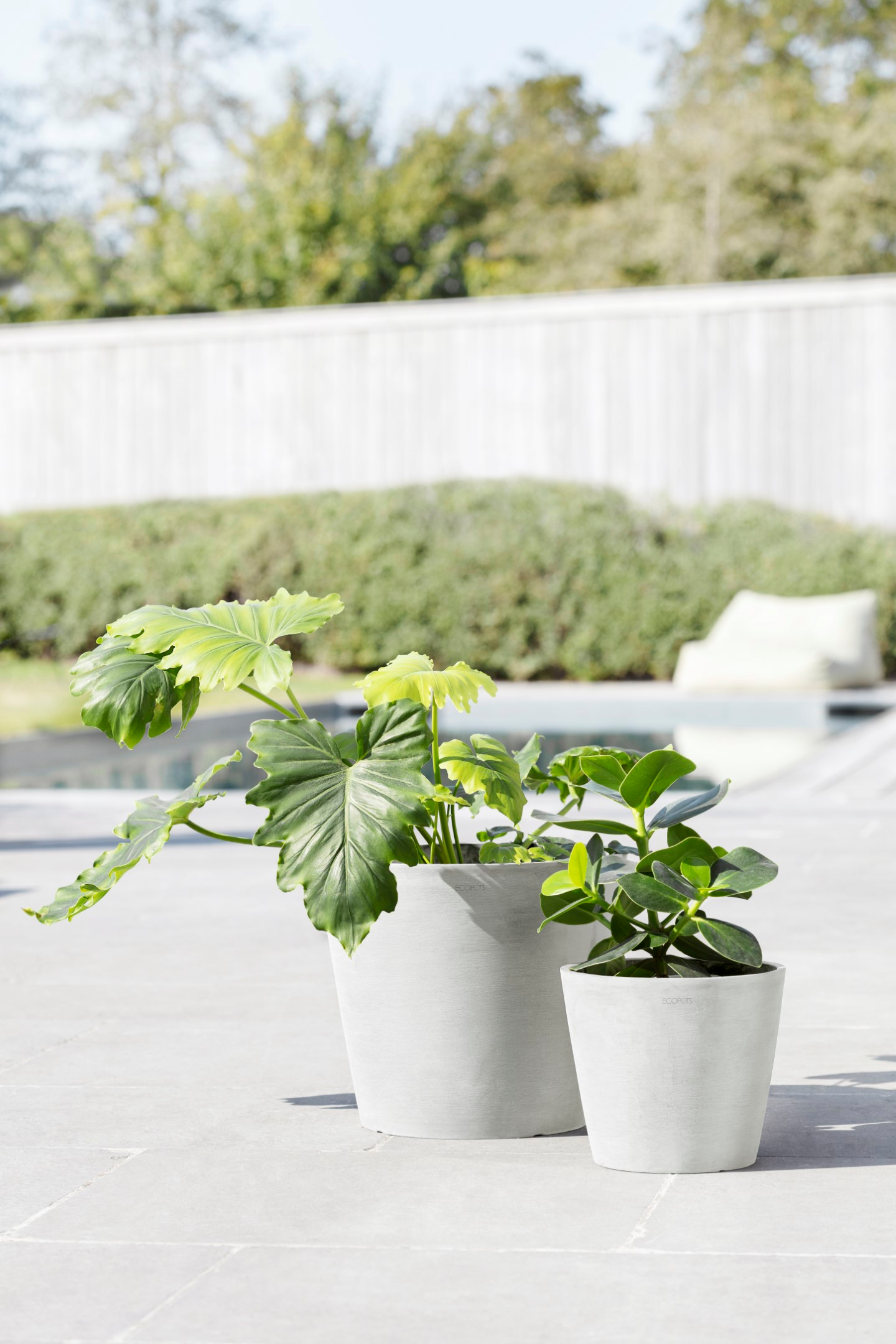 Ruukku Ecopots Amsterdam 20cm valkoinen