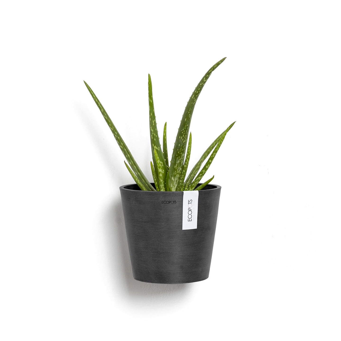 Seinäruukku Ecopots Amsterdam 20cm tummanharmaa