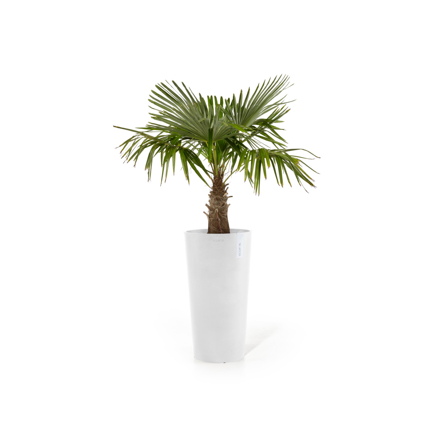 Ruukku Ecopots Amsterdam keskikorkea 66cm valkoinen