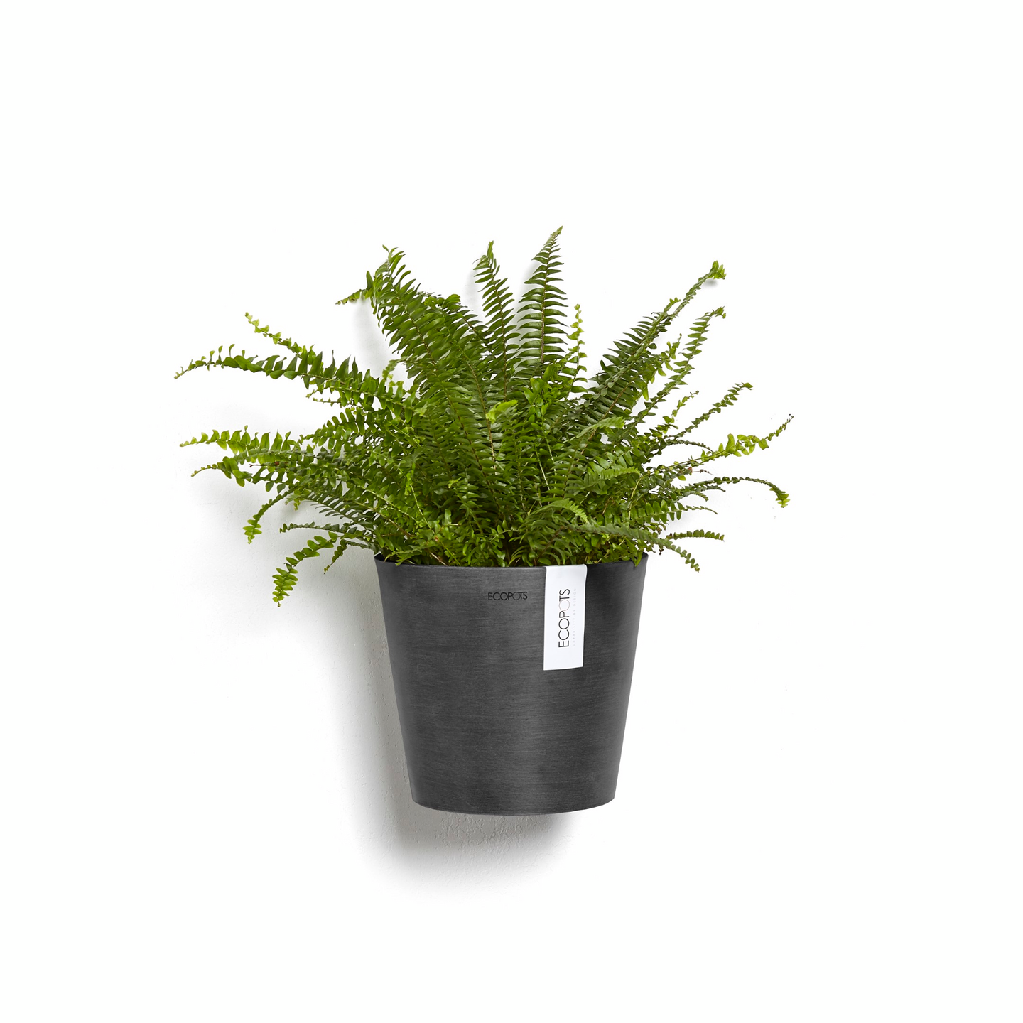 Seinäruukku Ecopots Amsterdam 20cm tummanharmaa
