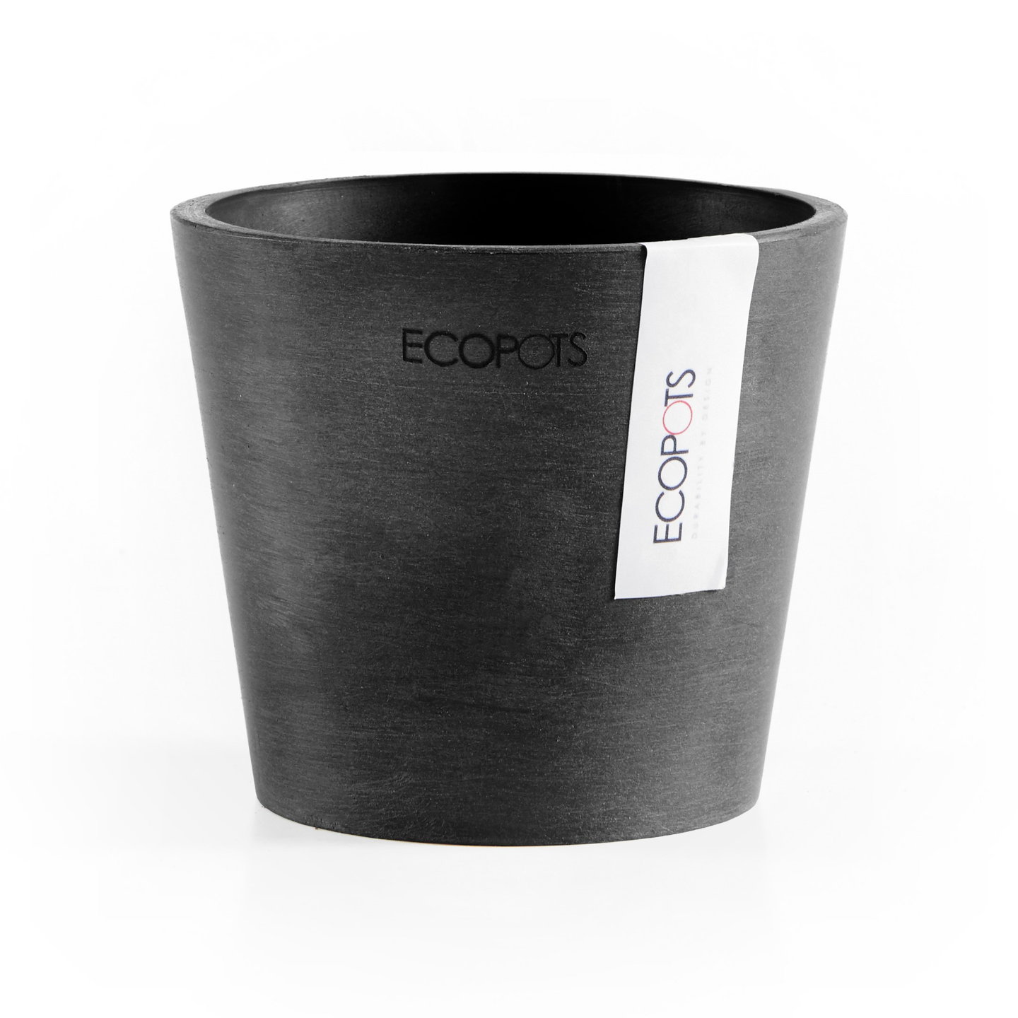 Ruukku Ecopots Amsterdam mini 10,5cm tummanharmaa