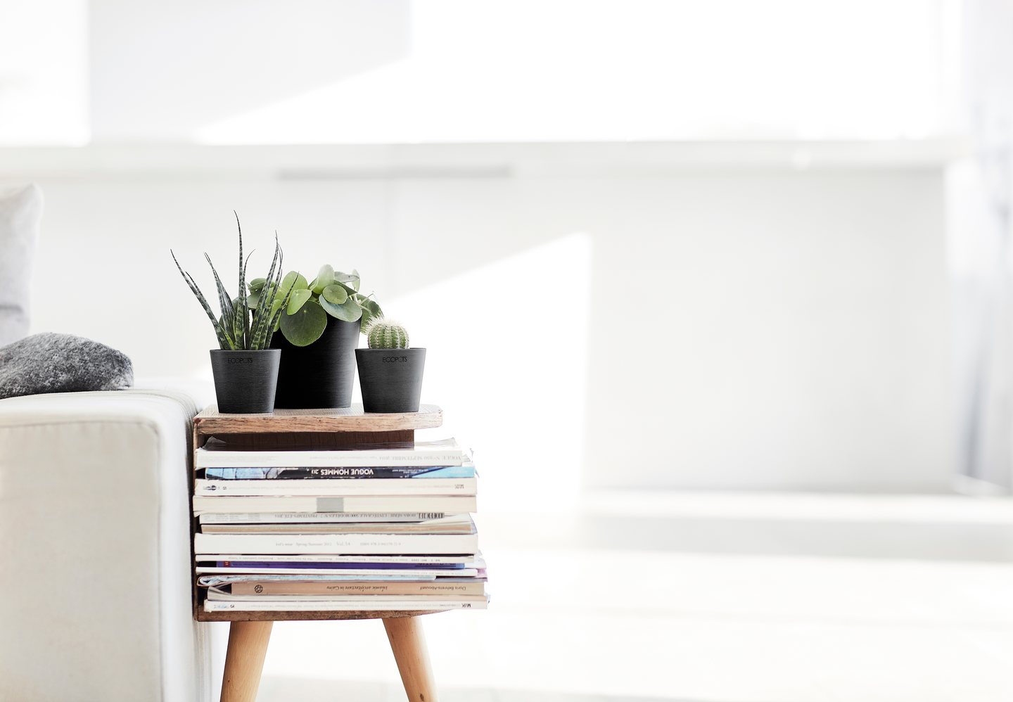 Ruukku Ecopots Amsterdam mini 13cm tummanharmaa