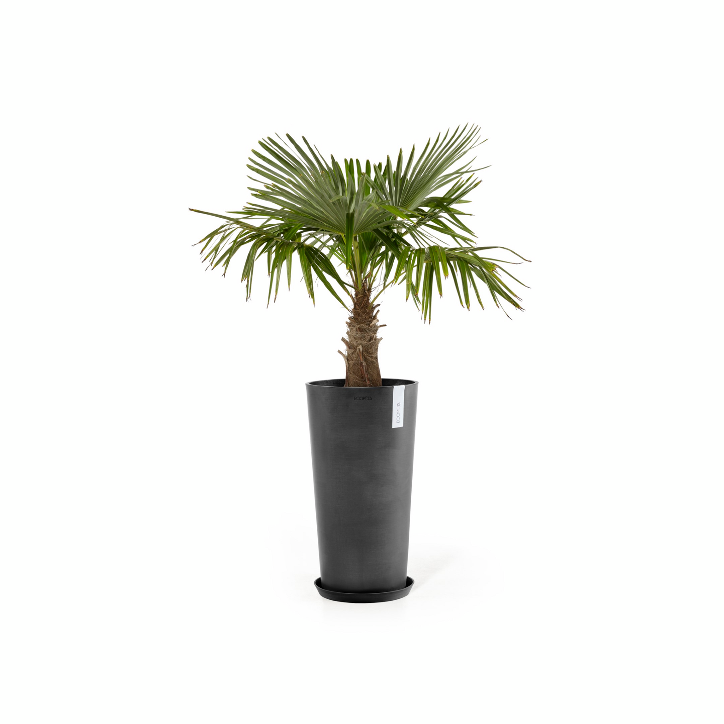 Ruukku Ecopots Amsterdam korkea 90cm tummanharmaa