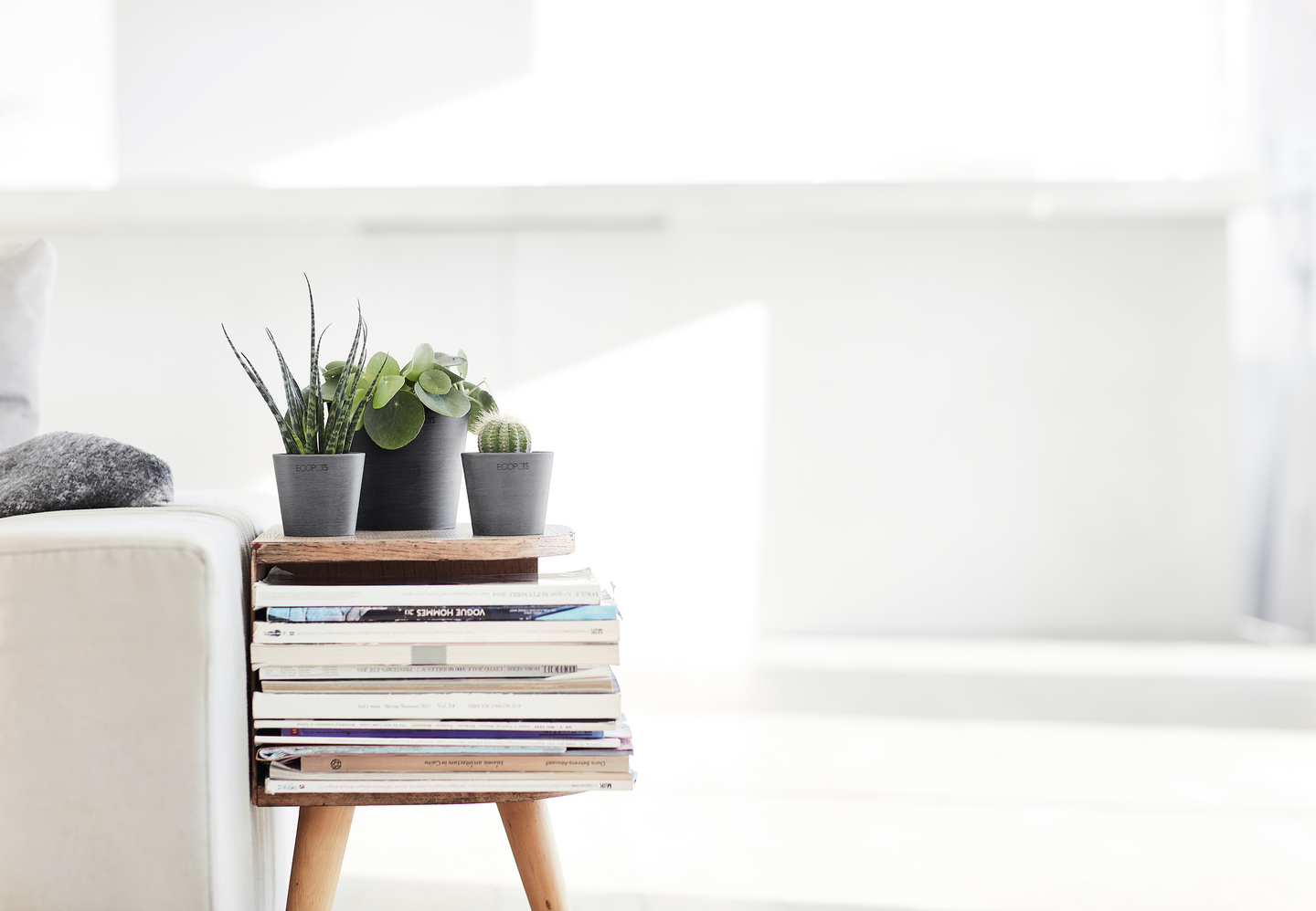 Ruukku Ecopots Amsterdam mini 8cm harmaa