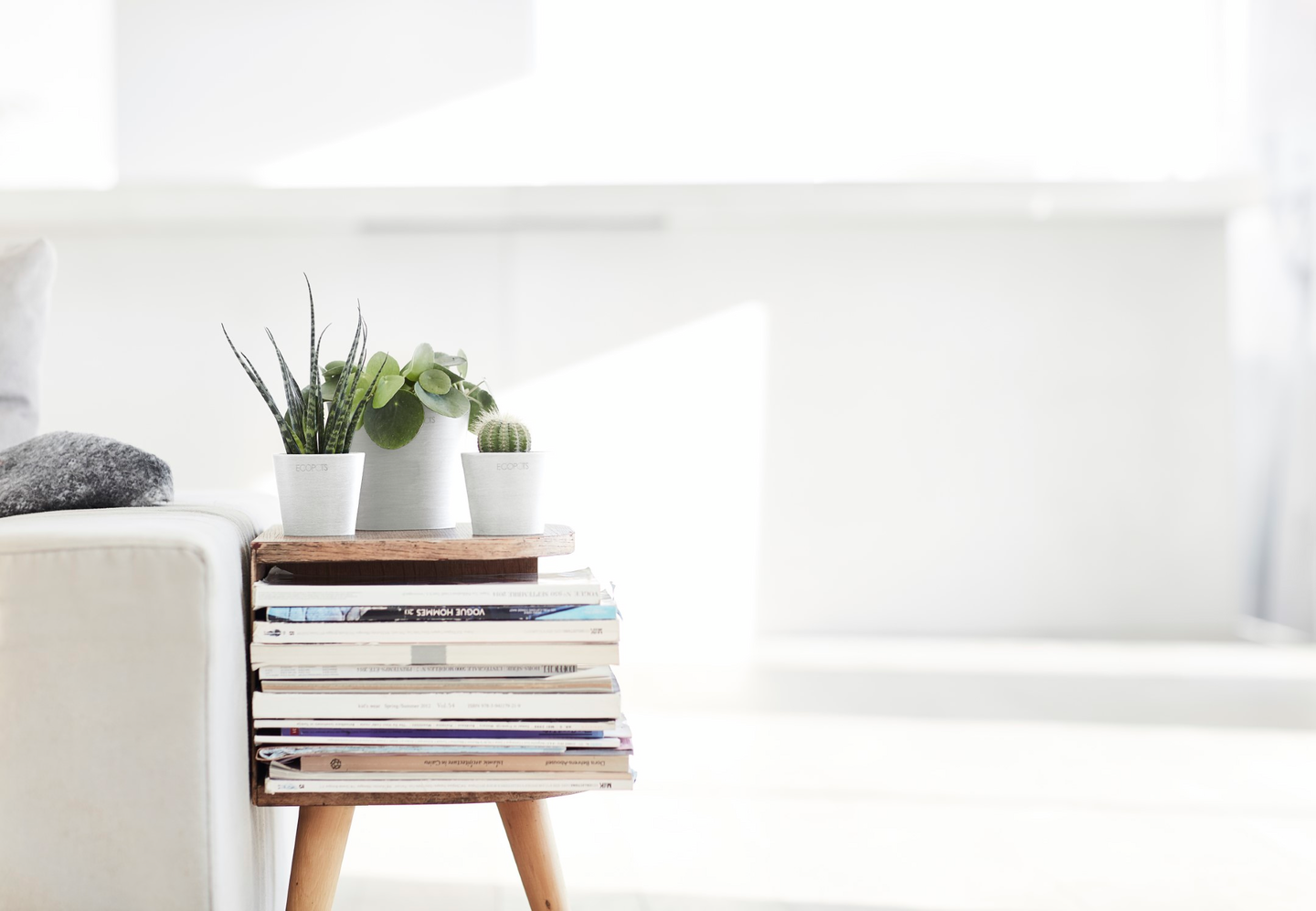 Ruukku Ecopots Amsterdam mini 13cm valkoinen