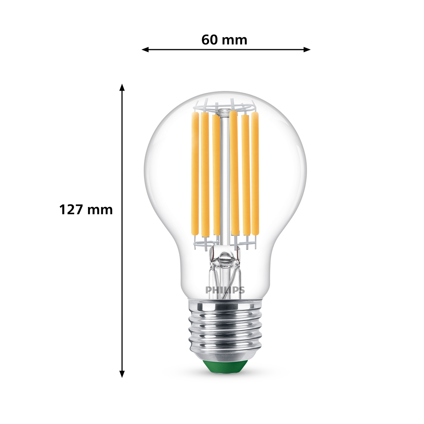 Led-lamppu Philips Ultra Efficient 75W E27 2700K 1095lm läpinäkyvä lasi
