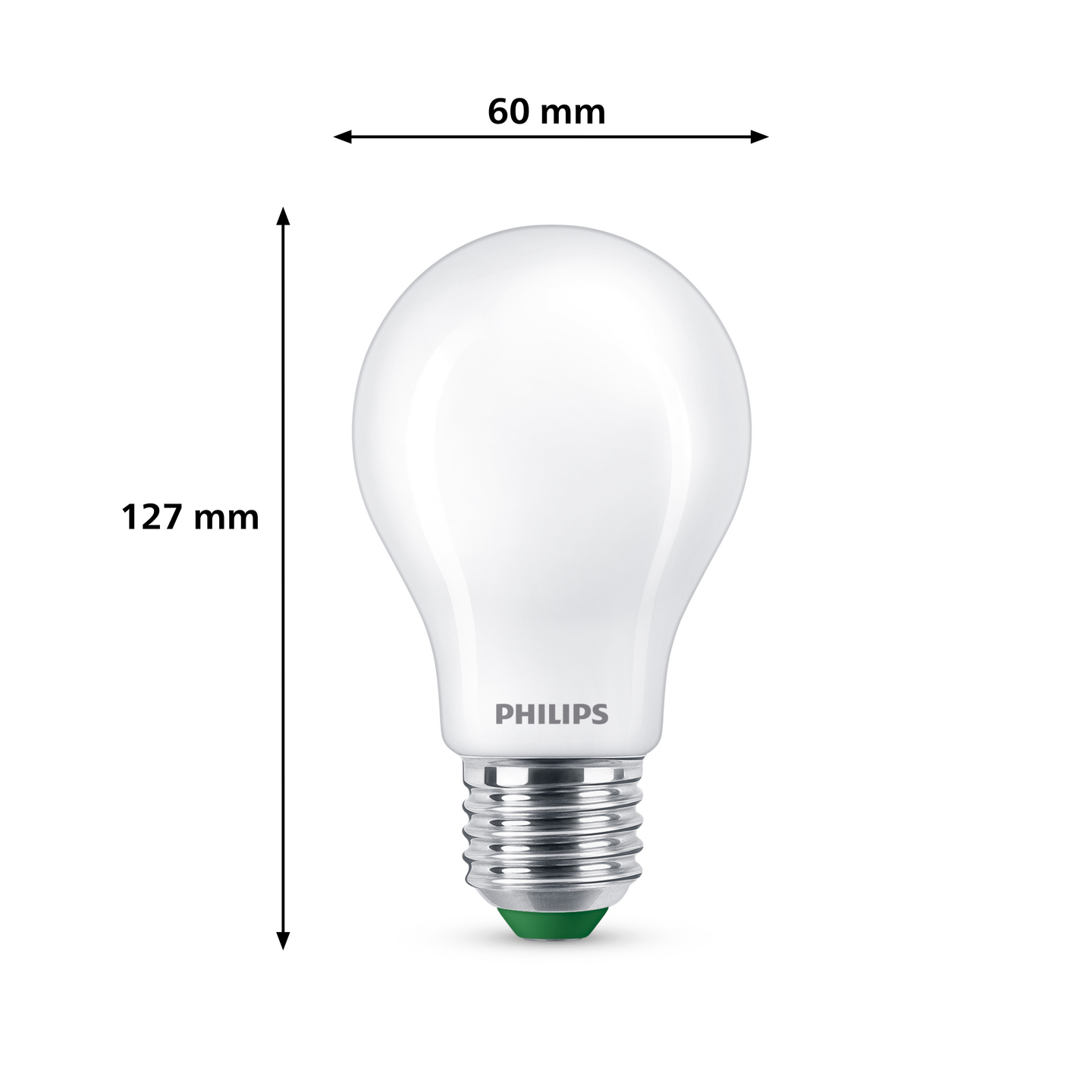 Led-lamppu Philips Ultra Efficient 40W E27 2700K 485lm huurrettu lasi